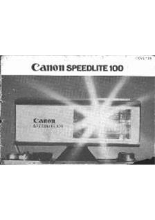 Canon 100 manual. Camera Instructions.